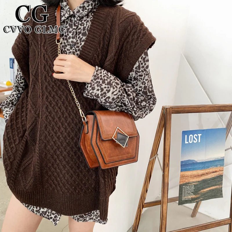 

Cvvo Glmc Fashion chain bag 2021 new small bag lady shoulder bag casual messenger bag mini mobile phone bag lady bag