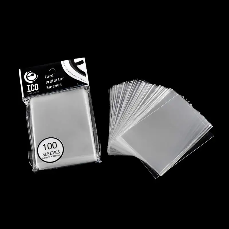 100Pcs Transparent Collection Card Film Set Game Games Outdoor Protector Wanzhi Kingdoms Sleeves Kill not O8H5 | Спорт и развлечения