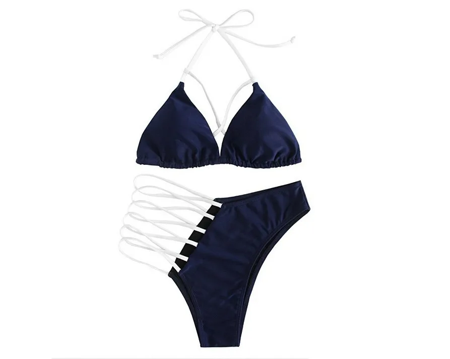 Супер сексуальный купальник с высокой талией бикини бандажный без стали женский