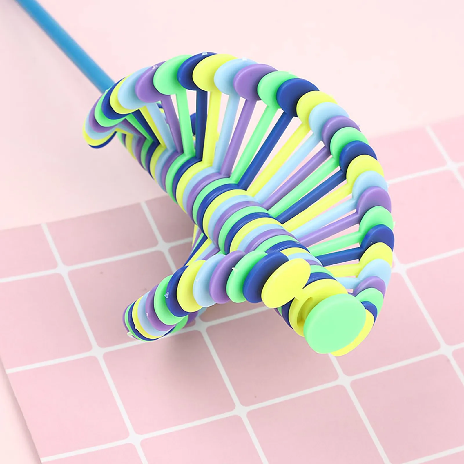 

Helicone Lollipop Toy Rotating Wand Stress Relief Home Desktop Ornament Decor Playable Art Decompression Toys Kids Ornament Gift