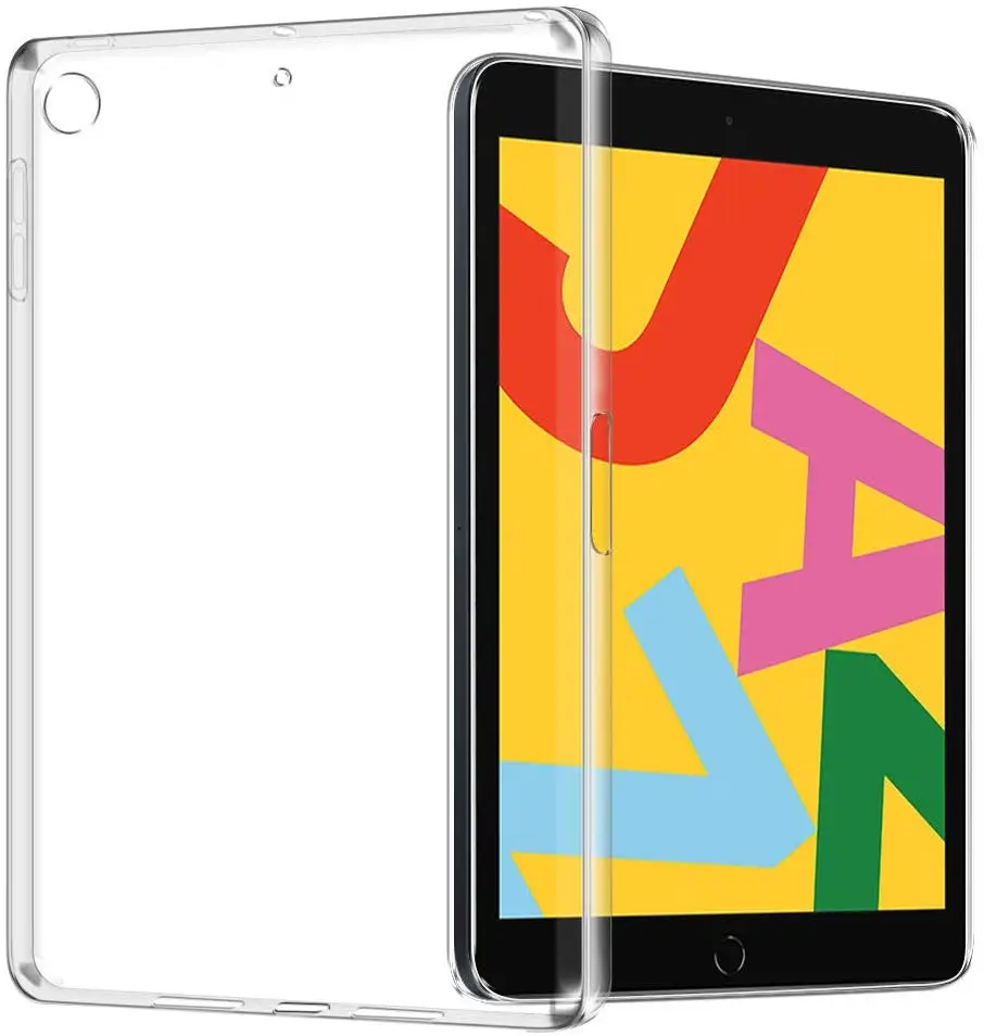 Case for iPad 7 10.2 Shockproof Silicon TPU Gel Transparent Case for New Apple iPad 10.2 Tablet Funda Capa Case Cover