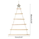 Скандинавский стиль DIY деревянная Рождественская елка Искусственные Украшения настенное украшение