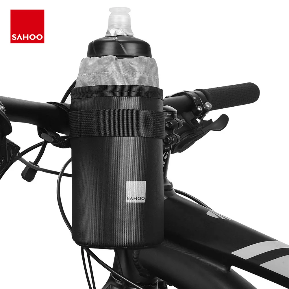 

Bicycle Bottle Bag Bike Handlebar Insulated Drink Water Kettle Cooler Pack Holder Travel Hydration Carrier