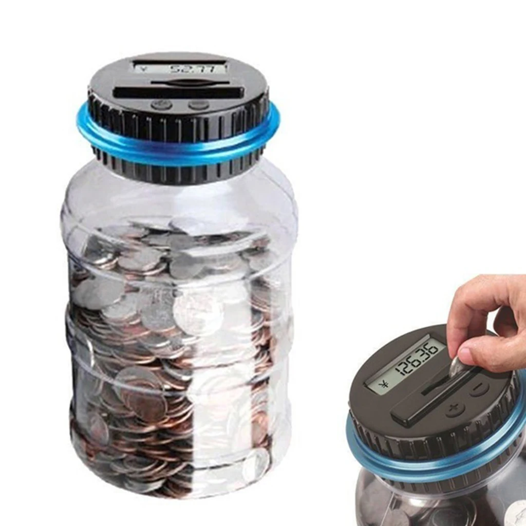 Счетчик монет счетная электронная цифровая монета Счетные Деньги дети копилка