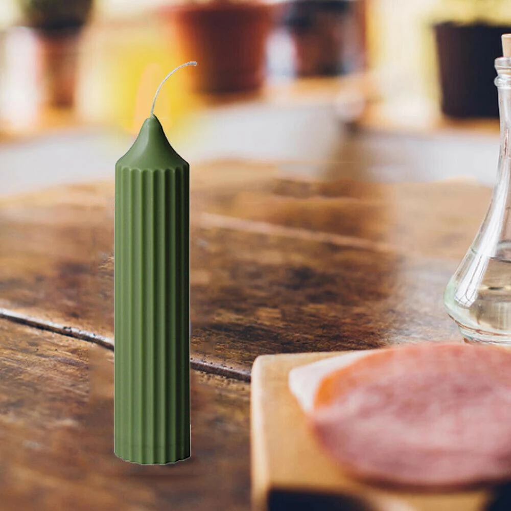 Сделай сам длинная пластиковая форма в виде свечи подходит к большому цилиндру