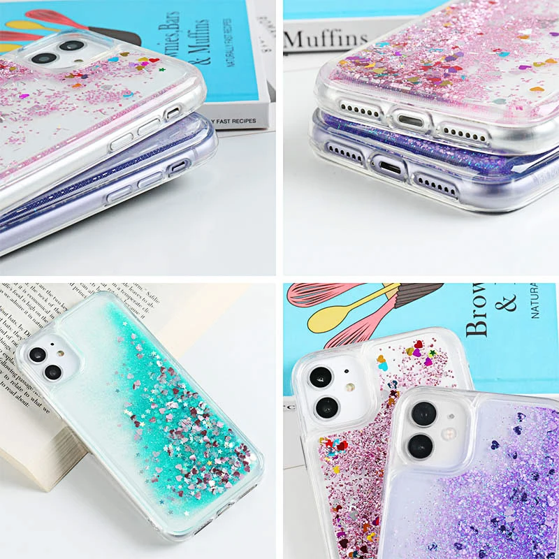 

Case For Huawei P40 P30 Lite Cases Glitter Dynamic Liquid Funda Huawei Y9 Prime 2019 NOVA 5T P Smart Z P20 Pro Y6 Y7 Cover Coque