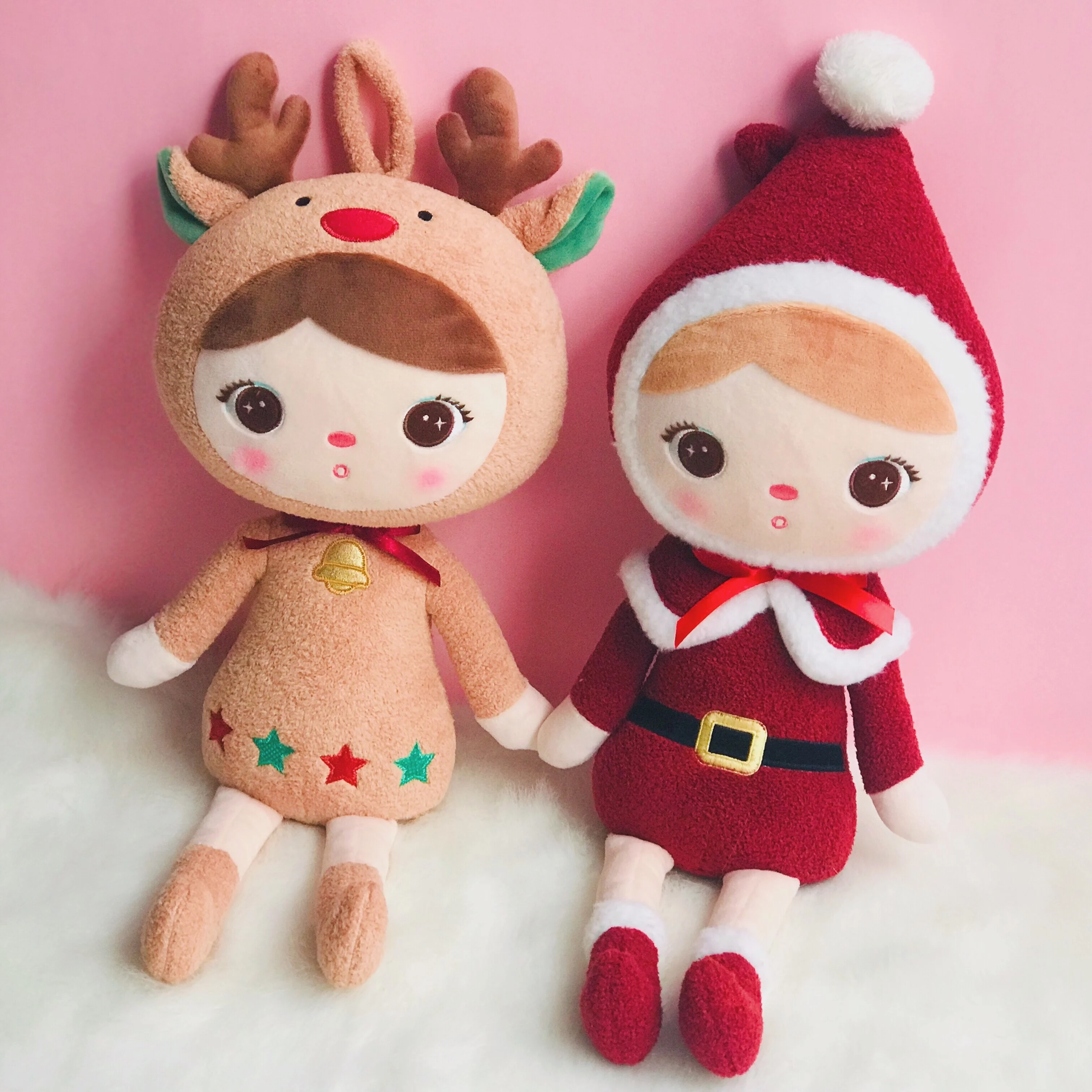 【Presale】плюшевые куклы игрушки для девочек мягкие малышей рождественские Keppel elk