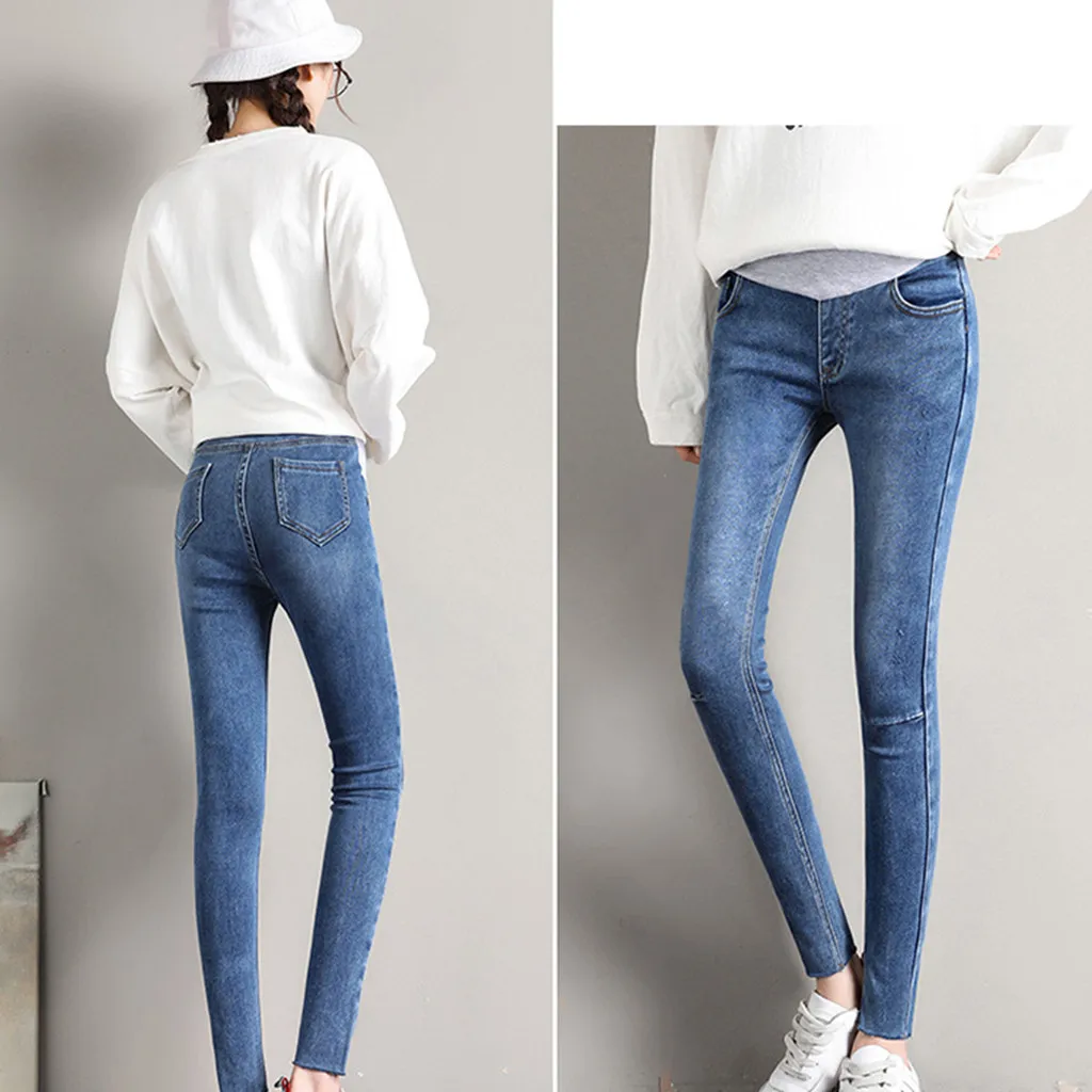 

SAGACE Maternity Jeans For Women Pregnancy Prop Belly Legging Jeans Pants Maternity Clothes For Pregnant Women Nursing Trousers