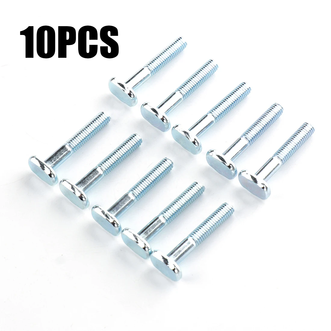 10pcs M6x40mm T-Nut Sliding Screws T-track T-slot Miter Track Jig Table Saw Router Carpentry Jigs Woodworking Tool
