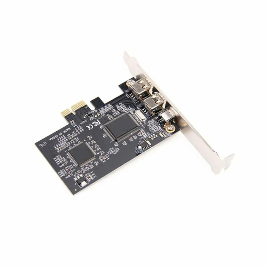 PCI Express PCI-E FireWire 1394a IEEE1394 внешний контроллер карты 3 порта для Windows XP/Vista/7 32/64 бит с кабель FireWire