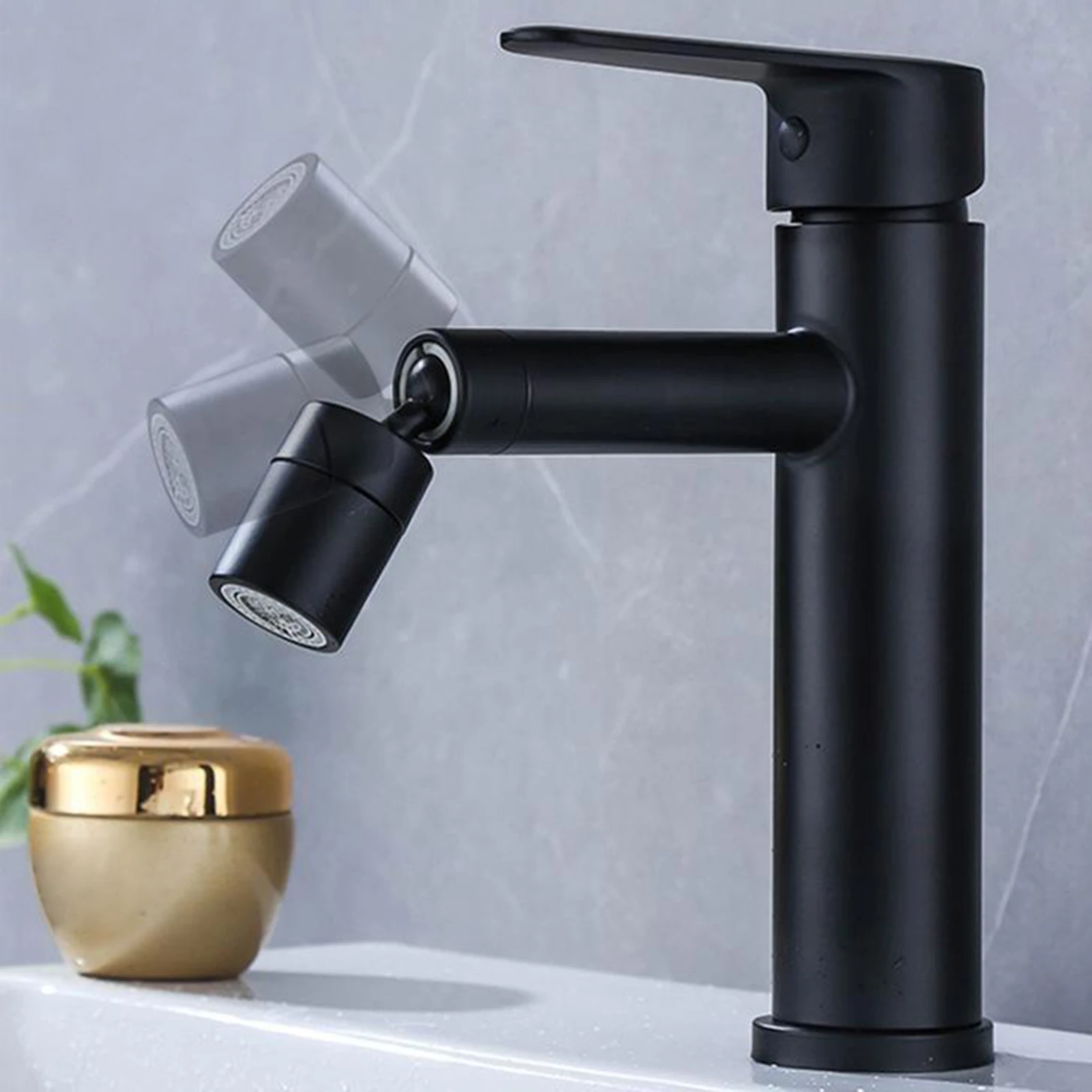 

Single Lever Kitchen Sink Mono Basin Mixer Tap Faucet 360 Swivel Spout Modern