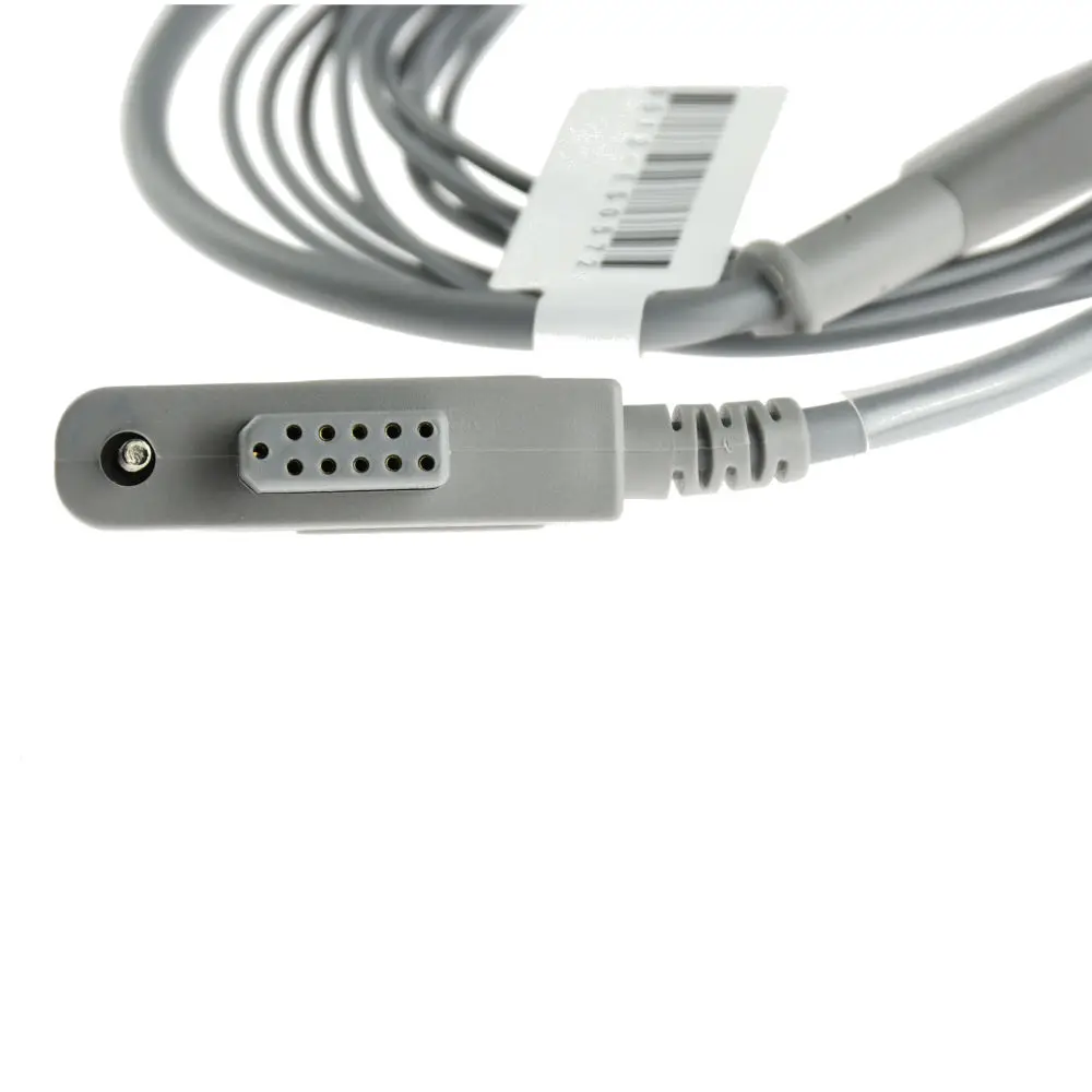 Система контроля ЭКГ с кабельным выводом Holter для квадратного коннектора jinitai |