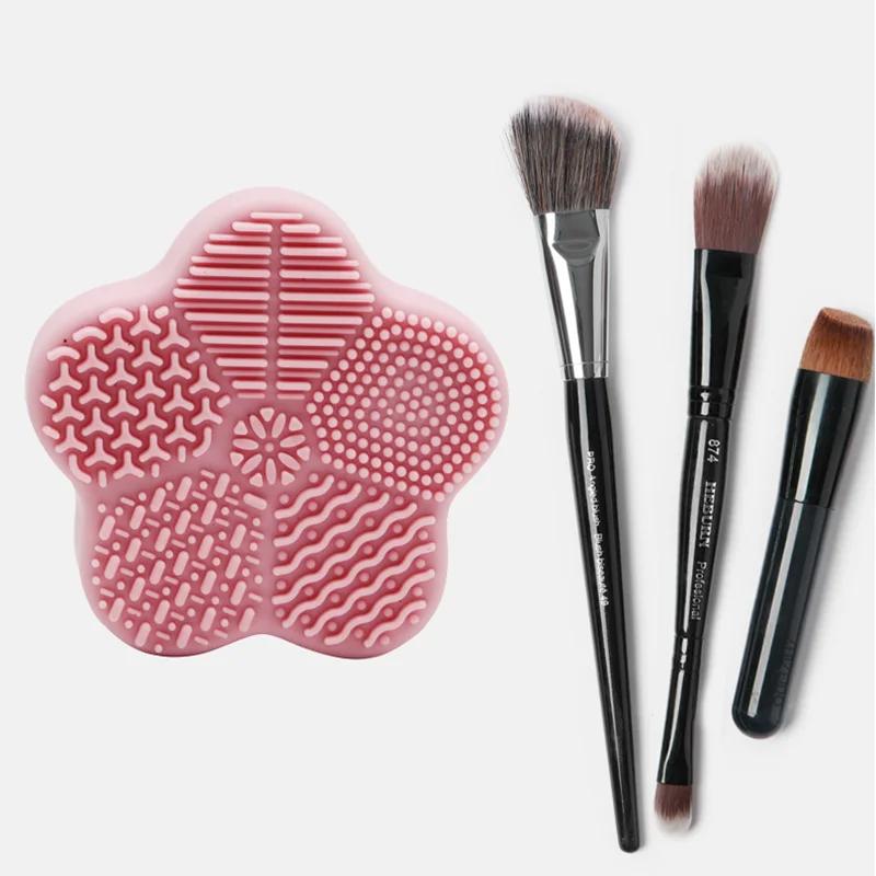 

Starfish Silicone Makeup Brush Cleaner Pad Gel Cleaning Mat Brush Scrubber Board Tool Make Up Washing Foundation Brush