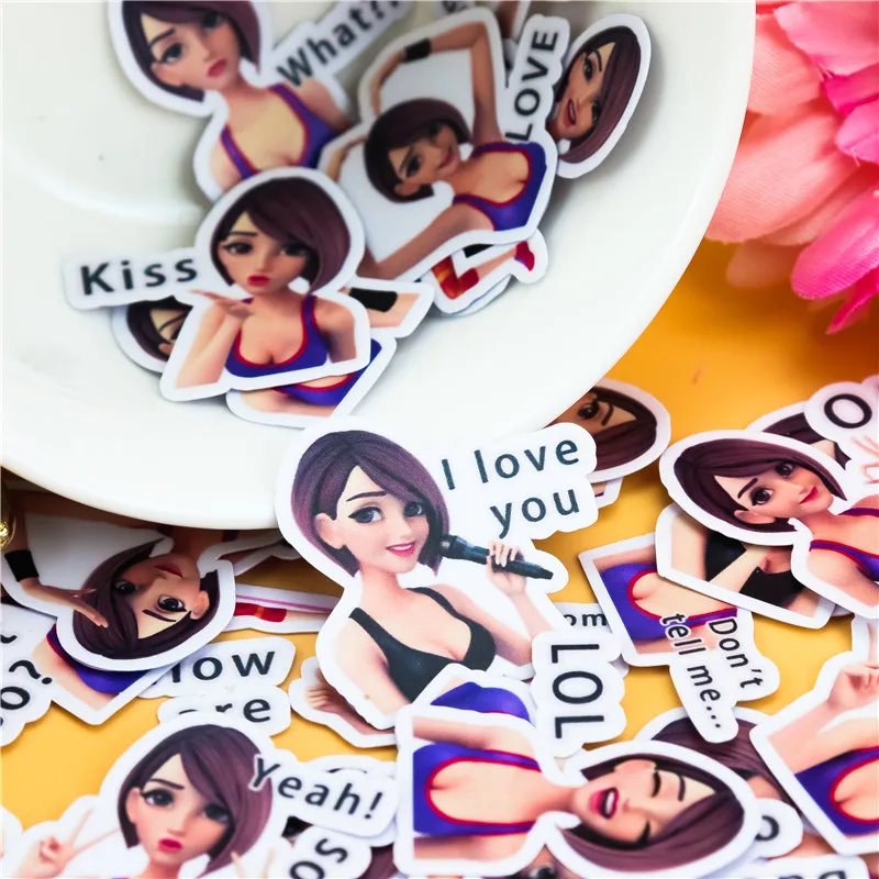 

40 шт., детские наклейки для скрапбукинга