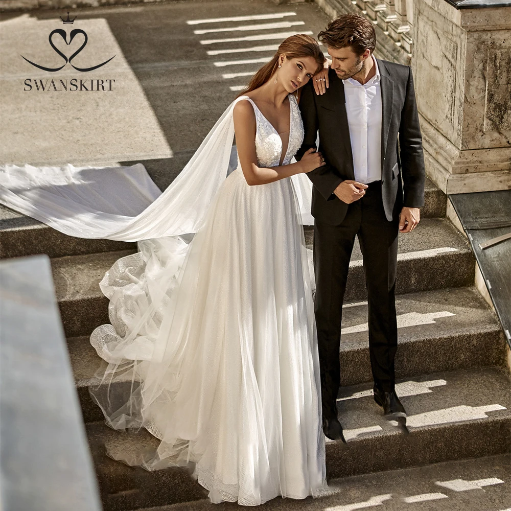 Фея с аппликацией свадебное платье из фатина SwanSarah PZ10 светильник бисера Иллюзия