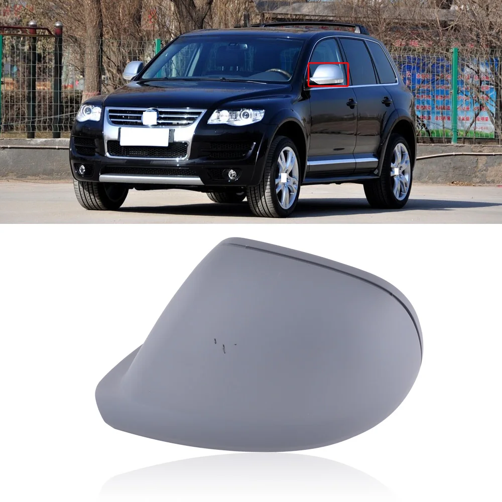 Крышка QX для Volkswagen Touareg 2008 2009 2010 боковая зеркальная крышка заднего вида|Зеркала и