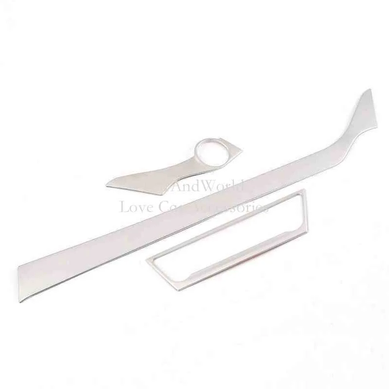 Панель центральной консоли из нержавеющей стали для Changan Eado XT 2018 2019 рамка