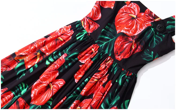 Женское платье средней длины на бретелях-спагетти подиумный комбинезон с