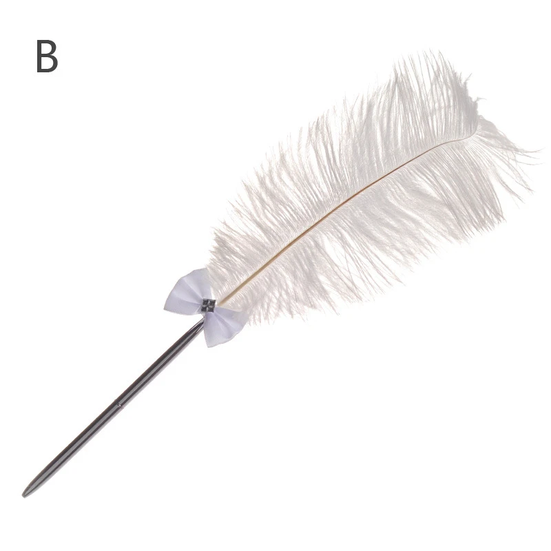 40 см перо для банкета гость бантик знак пера ручка свадебной вечеринки