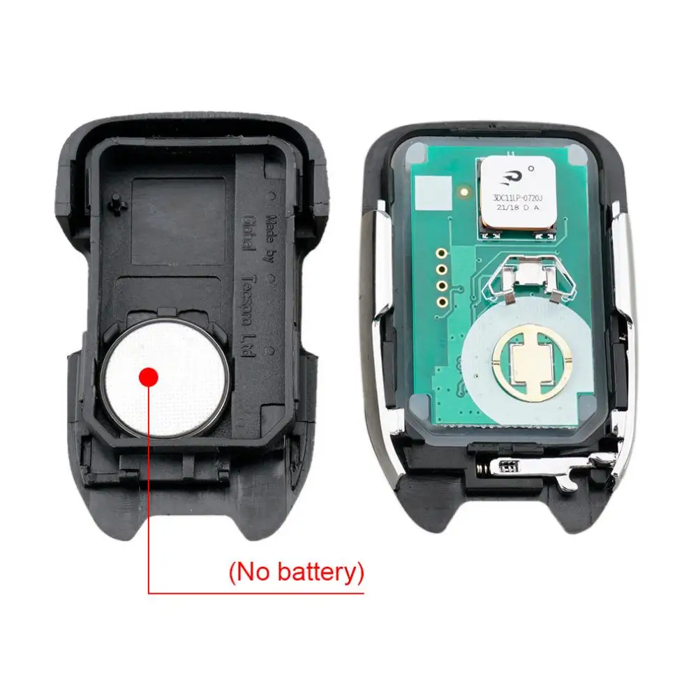 315 МГц 6 кнопок умный Автомобильный Дистанционный ключ с чипом ID46 HYQ1AA подходит для