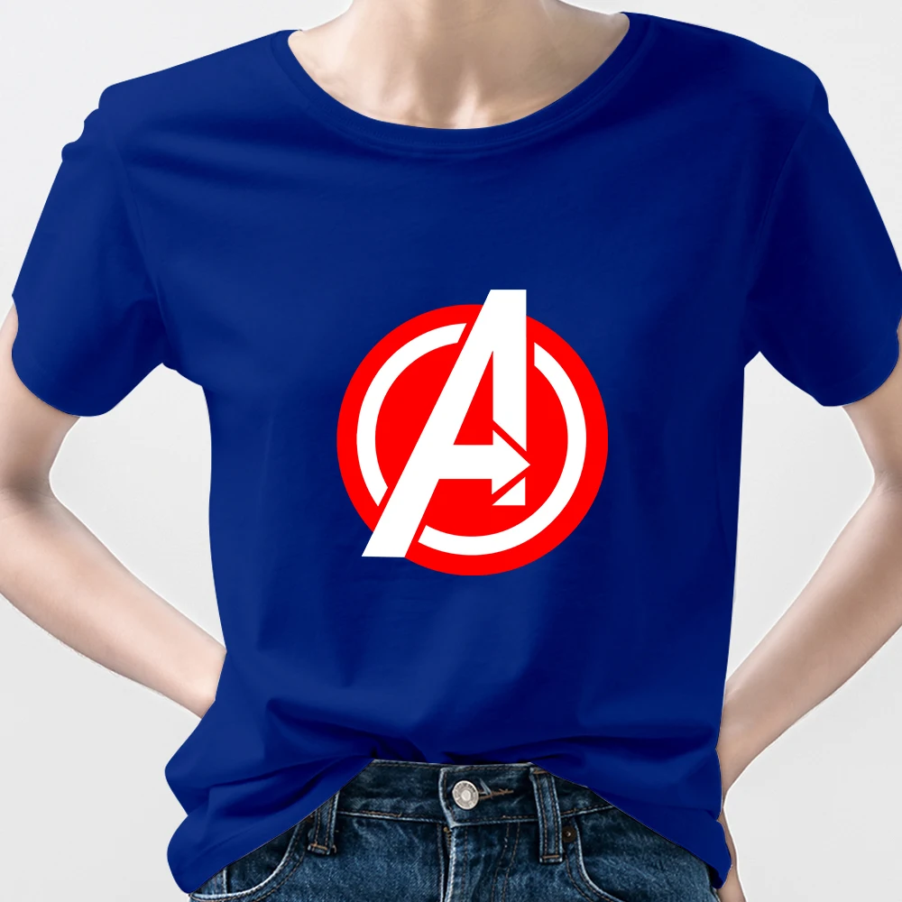 

Marvel Avengers T Shirt Disney Oversized T-shirt Clothes Woman Oversized Women A Cool Ulzzang Fashion 90s Casual Tops Streetwear