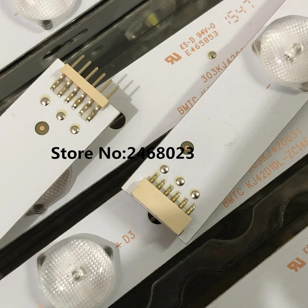 Светодиодный Подсветка полосы KJ42D10L KJ42D10R-ZC14F-01 303KJ420031 303KJ420032 для JS-42100 KM0416DCF27A RSD-42