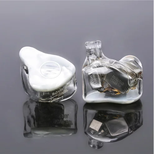 BGVP DM7 6 BA в ухо Мониторы HIFI наушники новые настроить IEM Ноулз sonion драйверы с подарком гарнитура с двумя кабелями - Цвет: White