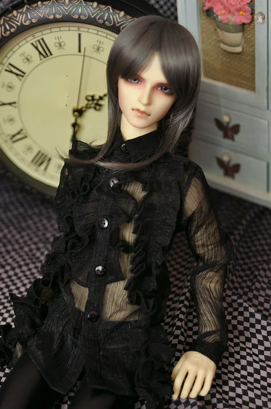Фото 1/4 1/3 весы BJD одежда черная шифоновая рубашка для BJD/SD MSD SD13 SD17 SSDF ID72 HID сильные аксессуары для кукол дяди C0164 №1