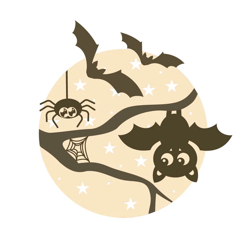 Eastshape штампы на Хэллоуин Лунная ночь летучая мышь металлические Вырубные 2019 для