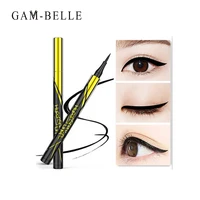 gam belle 1pc eyeliner pen waterproof quick drying lasting no blooming eyeliner liquid pencil blackbrown makeup tool eyeliner
