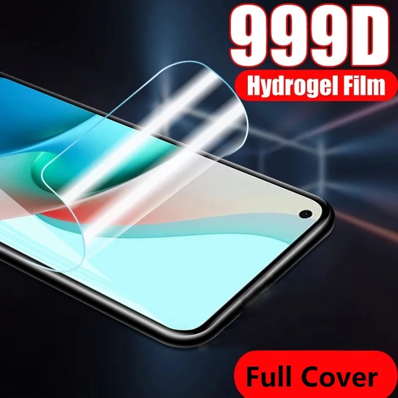 

9D Full Protective Hydrogel Film For Realme 6 7 8 Pro 6S 6i 7i Global 7 Asia Screen Protector on C3 C3i C11 C15 C21 Not Glass