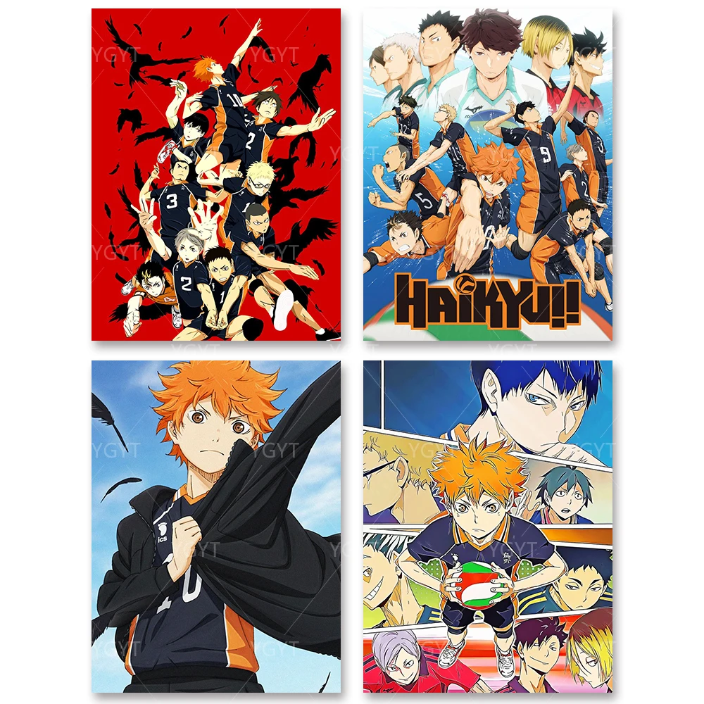 

5d Diy Diamond Haikyuu Painting Wall Art Handmade Cross Stitch Japan Anime Boy Picture Mosaic Full Round Drill Embroidery Gifts