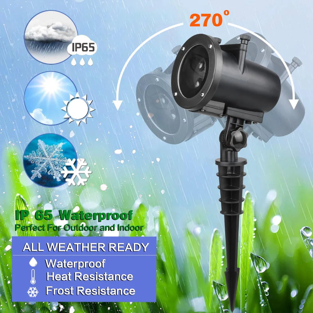 Рождественский Хэллоуин новый год лазерный проектор светодиодный для вечеринки