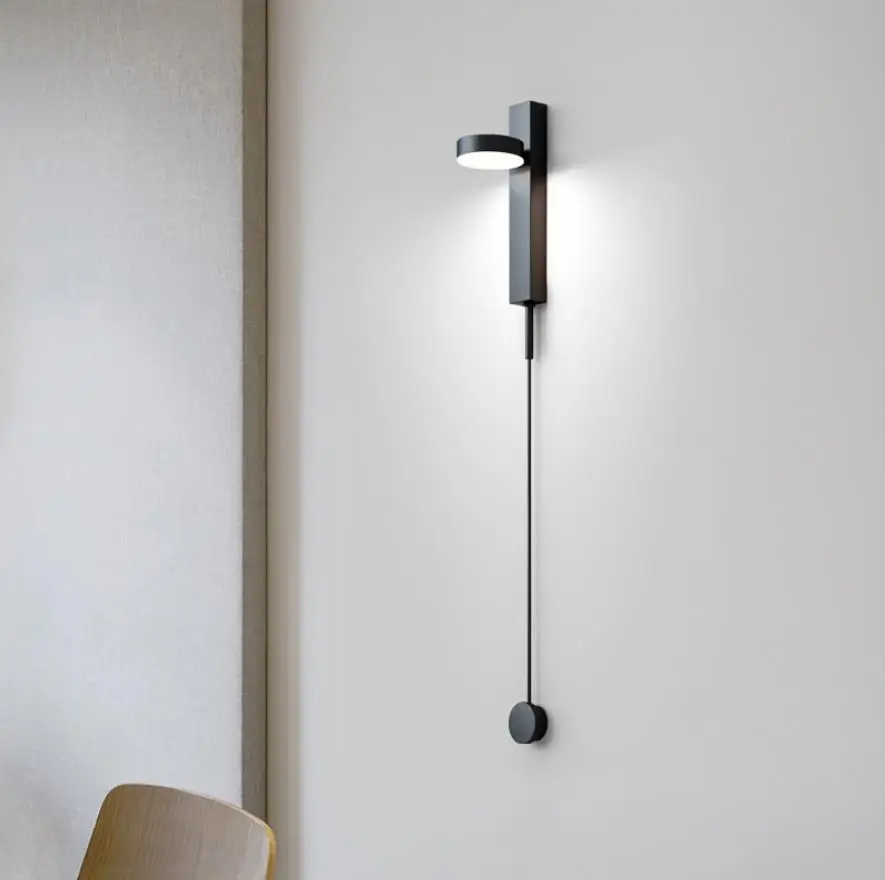 Современный настенный светильник в скандинавском стиле роскошный простой