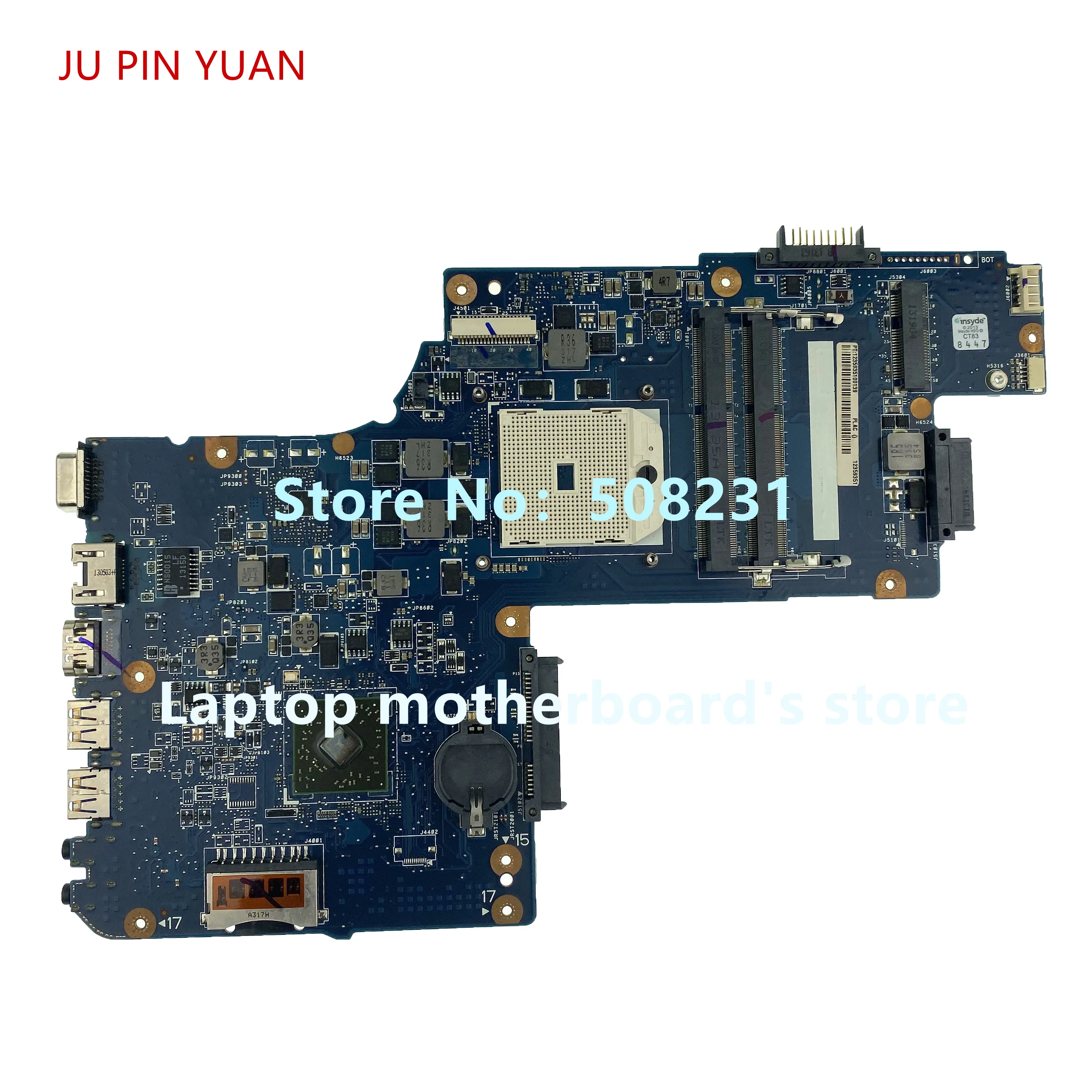 JU PIN YUAN для ноутбука Toshiba Satellite L850D L855D C850 C855D C850D материнская плата площад/CSAC H000052420