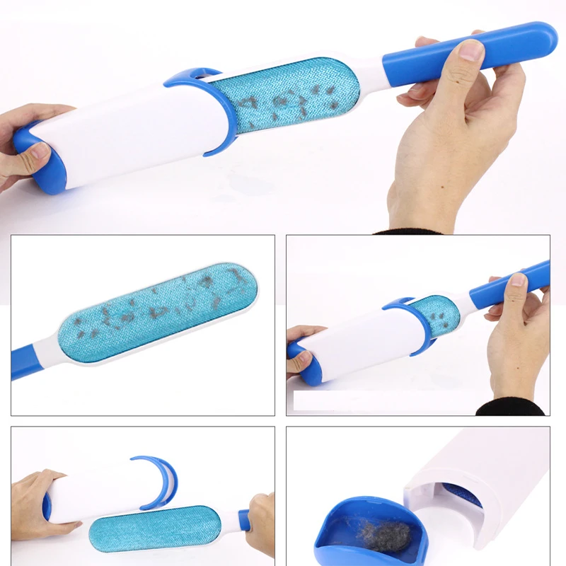 Щетка для удаления шерсти домашних животных Электростатическая вращающаяся