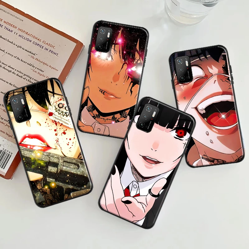 

Japanese Anime Kakegurui Jabami Yumeko Phone Case For Xiaomi POCO F3 GT X3 Pro X3 GT M3 M3 Pro X3 X3 NFC Fundas Coque Cover