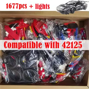 Technical Super Sports Racing Car 488 GTE 42125 Building Blocks Vehicle
Model DIY Bricks Kids Toys Adult Birthday Gifts For Boys