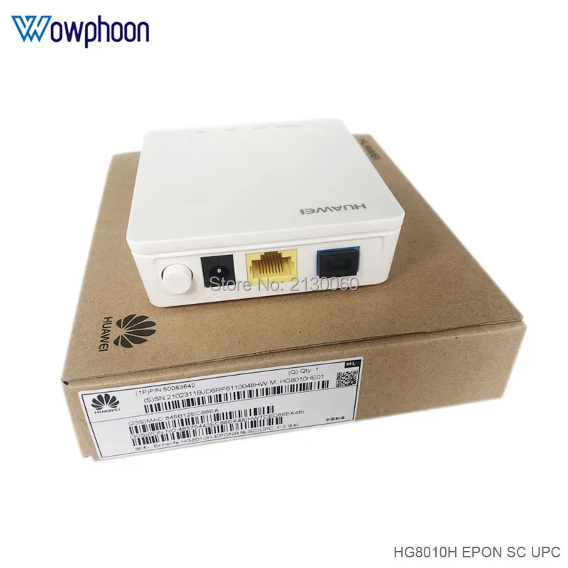 6 шт./лот английская версия Huawei HG8010H EPON ONU ONT Bridge Mode Одноместный LAN порт 1GE onu epon