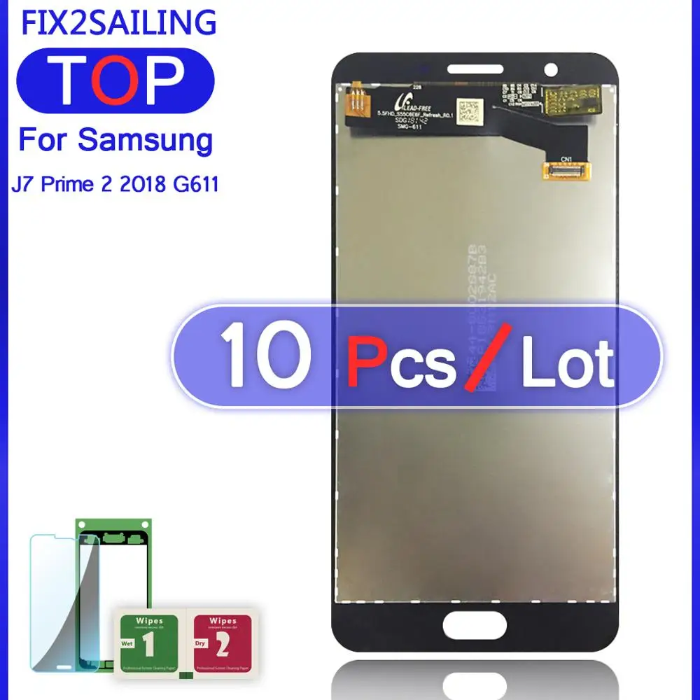 ЖК дисплей G611 для Samsung Galaxy J7 Prime 2 2018 G611F сенсорный экран дигитайзер в сборе