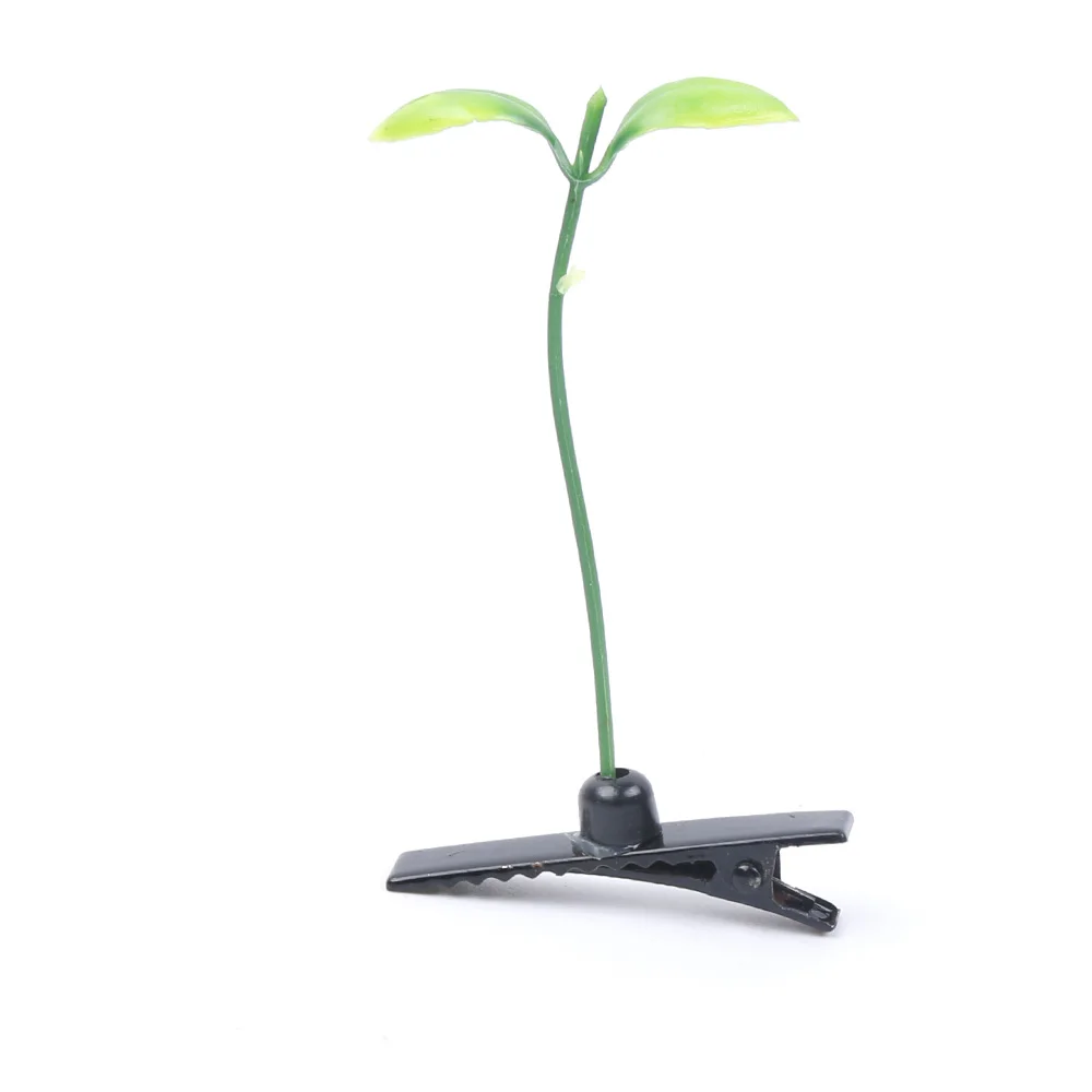 Зажим для волос унисекс милая модная забавная заколка аксессуар показа растений