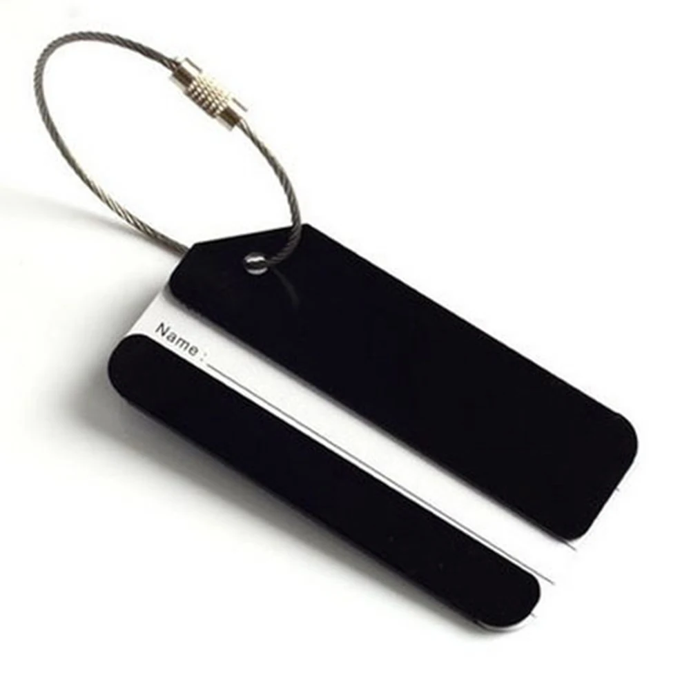 

Portable Aluminium Travel Luggage Baggage Tag Suitcase Identity Address Name Labels Travel Personalised Tag Secure Wholesale
