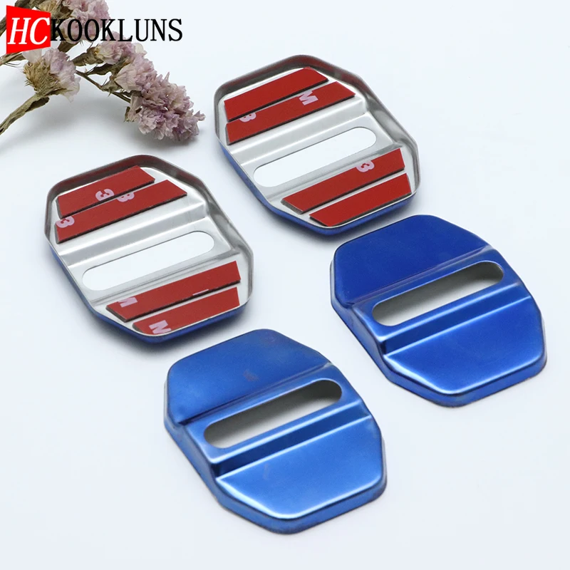 4 шт. Авто замок из нержавеющей стали Пряжка Защитная крышка для Mercedes Benz M class W166 ML