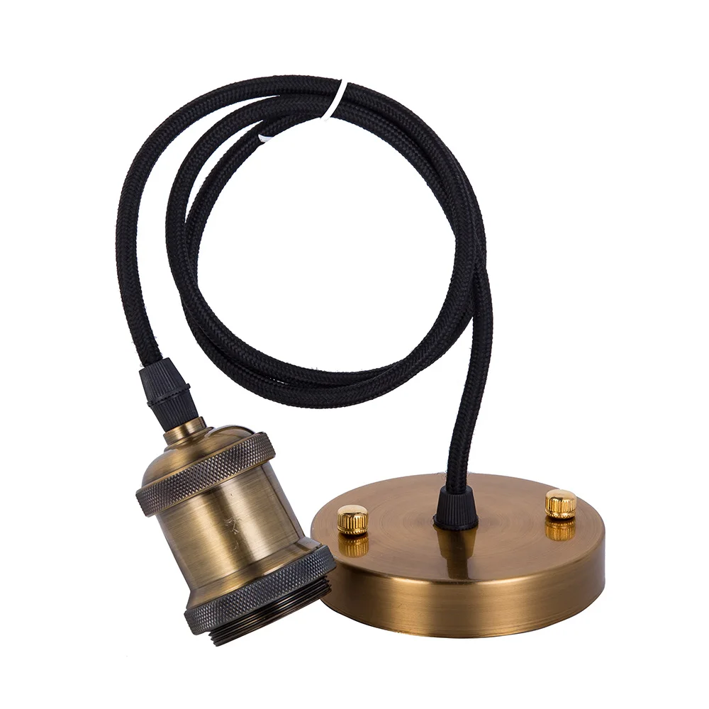 Ретро E27 винтовая лампа Эдисона светодиодный потолочный светильник держатель