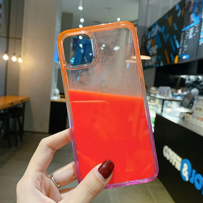 Чехол для Телефона iPhone 12 11Pro Max XR X XS 6 7 8 Plus мягкий чехол с градиентным динамическим