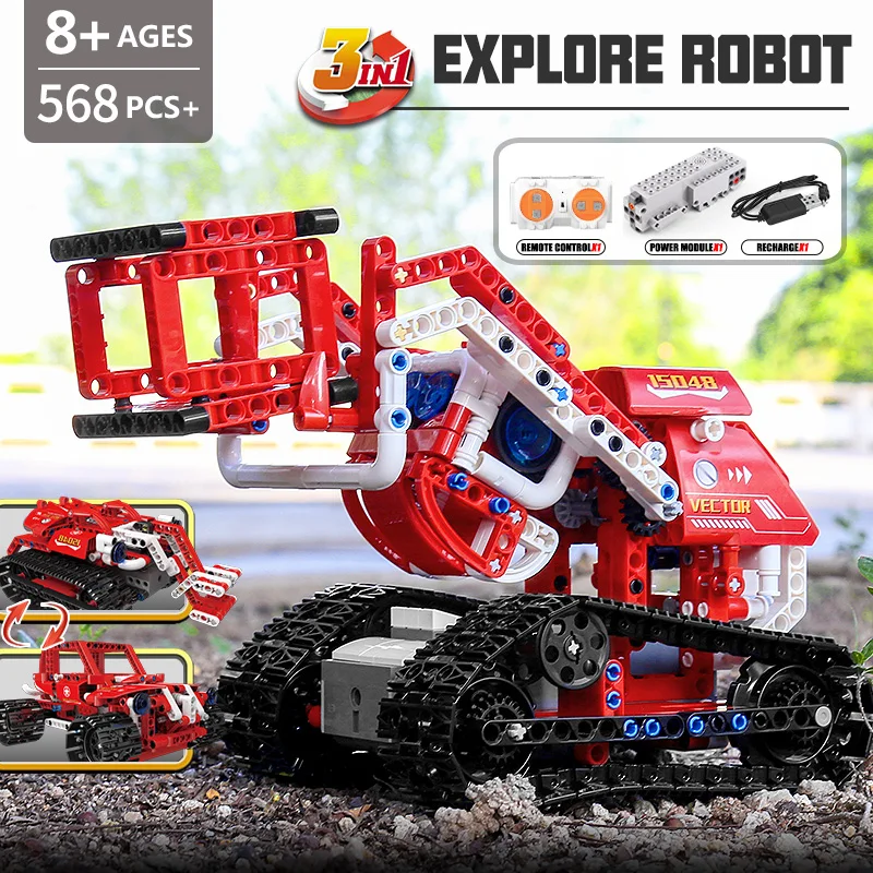 Высокотехнологичные игрушки MOULD KING 15048 управление через приложение Разведочная