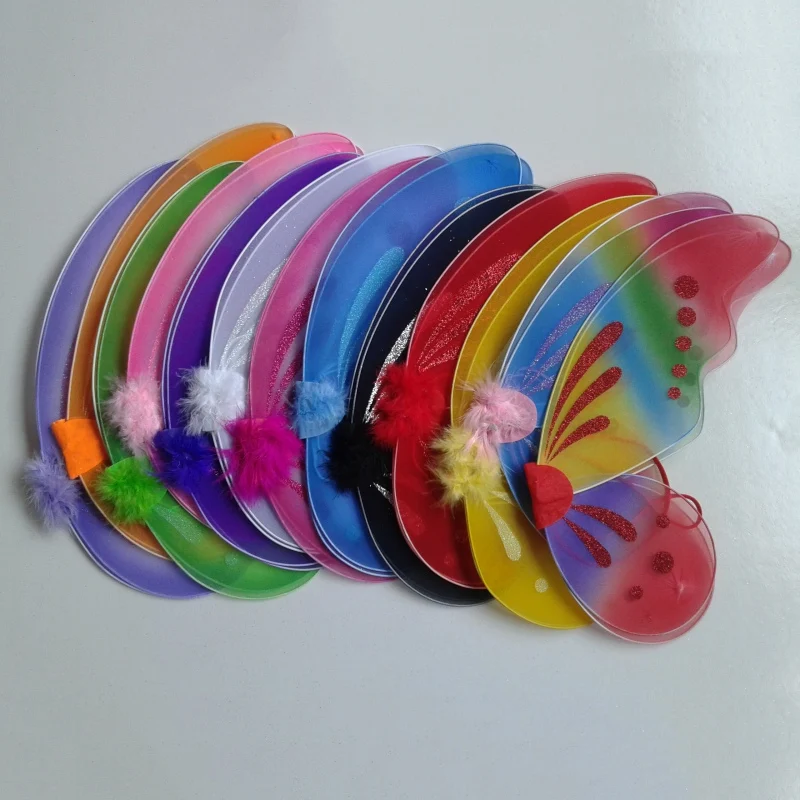 Недорогой милый костюм ангела для маленьких мальчиков и девочек Феи бабочки