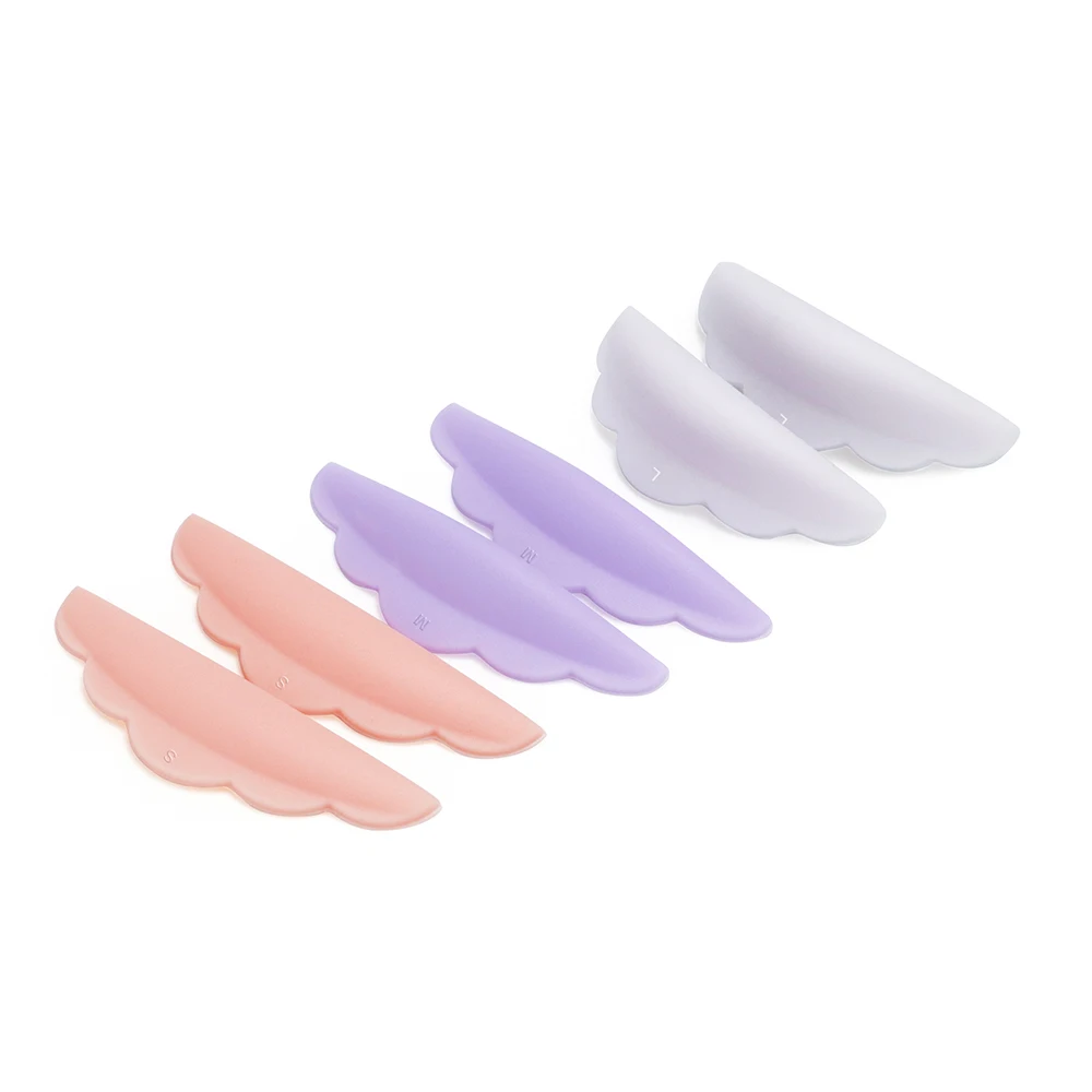 3 Pairs Silicone Eyelash Perm Pad Recycling Lashes Rods Shield Lifting 3D Curler Accessories Applicator Tools |