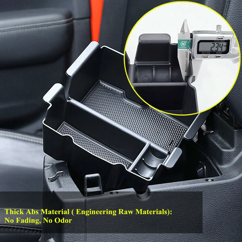 

Поддон-органайзер для центральной консоли Jeep Wrangler JL 2018 2019, подлокотник для хранения, Стайлинг автомобиля