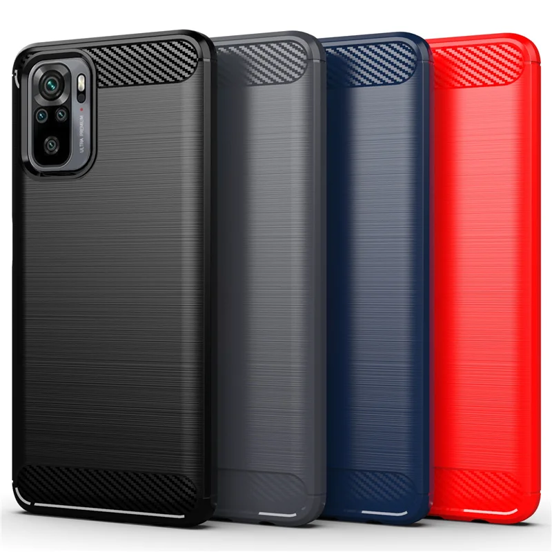 for xiaomi redmi note 10 case for redmi note 10 capas armor phone back shockproof soft tpu case fundas for redmi note 10 cover free global shipping